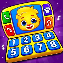 Icono de Juegos bebé: piano y teléfono